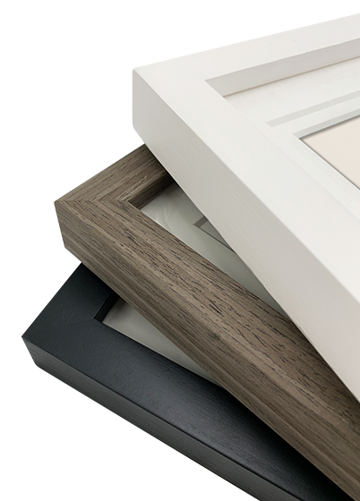 Focus Dahlia Collageramme - Valnøtt, 10x15 x8, 32x64