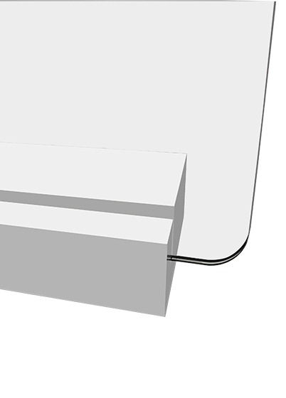 Focus Akryl Bildeholder - Hvit, 10x15