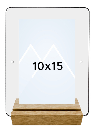 Focus Akryl Bildeholder - Oak, 10x15