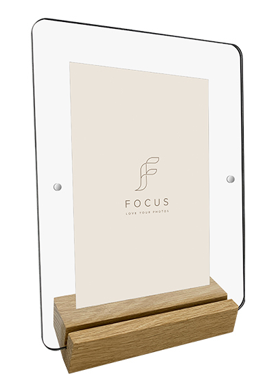 Focus Akryl Bildeholder - Oak, 10x15