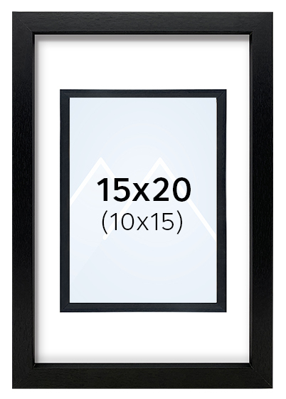 Focus Magnolia Bilderamme - Svart, 10x15, 15x20