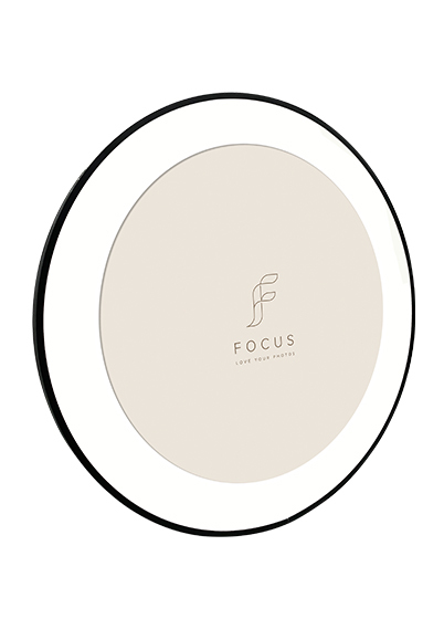 Focus Aster Rund Bilderamme - Svart, 40, 46,6 Rund