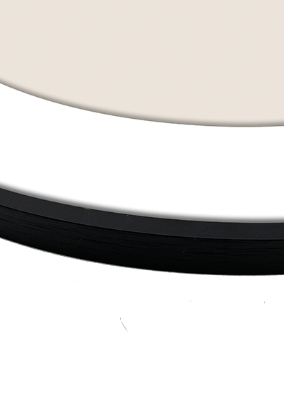 Focus Aster Rund Bilderamme - Svart, 50, 56,6 Rund