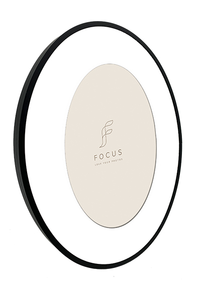 Focus Aster Oval Bilderamme - Svart, 18x24, 24,6x30,6 Oval