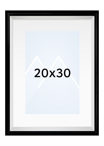 Focus Aster Box Bilderamme - Svart, 20x30, 30x40