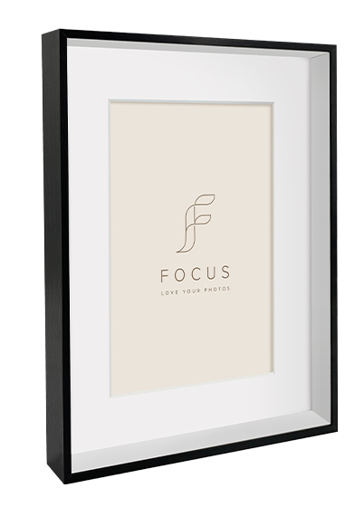Focus Aster Box Bilderamme - Svart, 30x40, 40x50