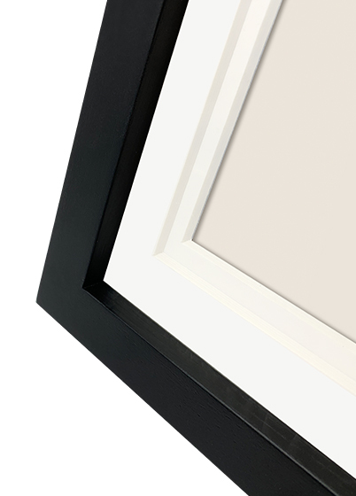 Focus Dahlia UV Bilderamme - Svart, 30x40, 40x50