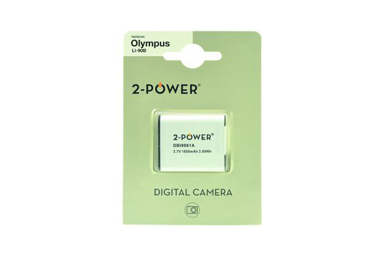 2-Power Olympus LI-90B & LI-92B Batteri
