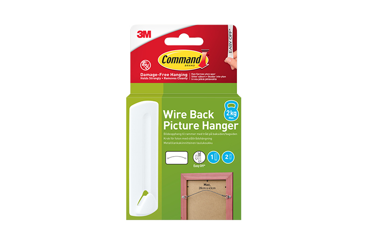 3M Command Wire 1 Krok + 2 Strips