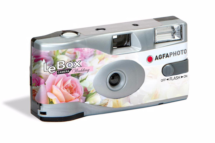 Agfa LeBox 400 27 Bilder Bryllup Engangskamera m/ Blits