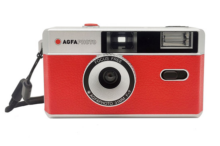 Agfaphoto Gjenbrukskamera 35mm Rød