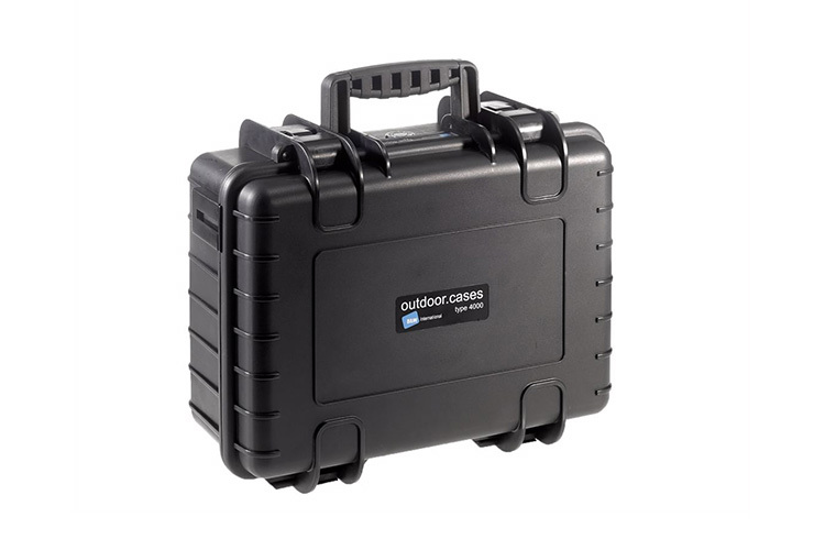 B&W Outdoor Cases Type 4000 Sort RPD (Oppdelt)