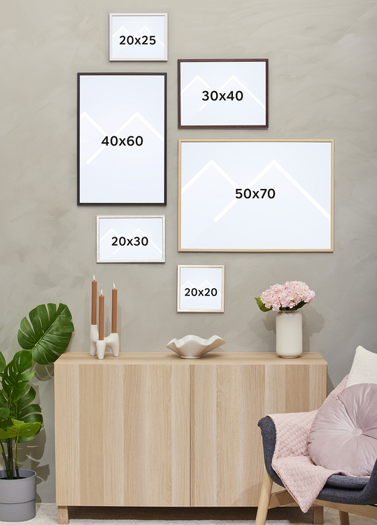 TR København Bilderamme - Sølv, 15x20