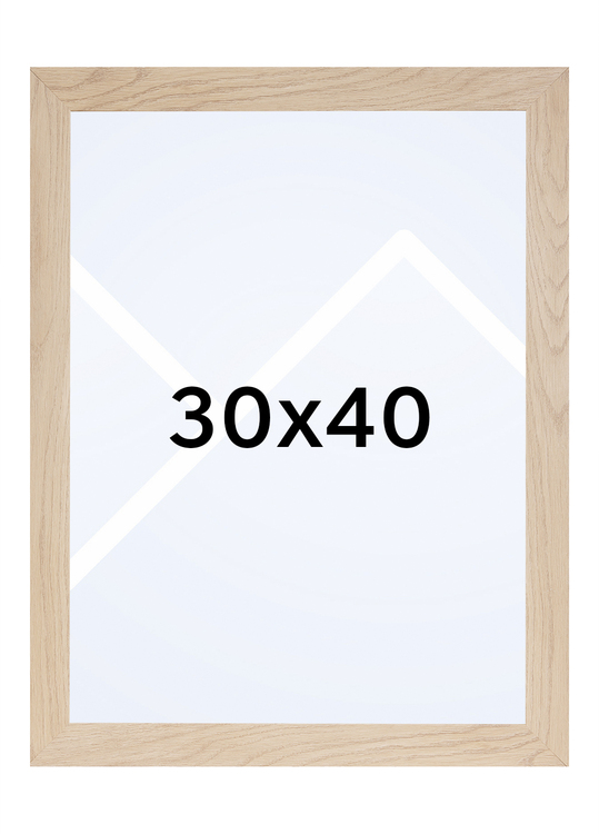 TR Tjøme Bilderamme - Lys Eik, 30x40 | MDF