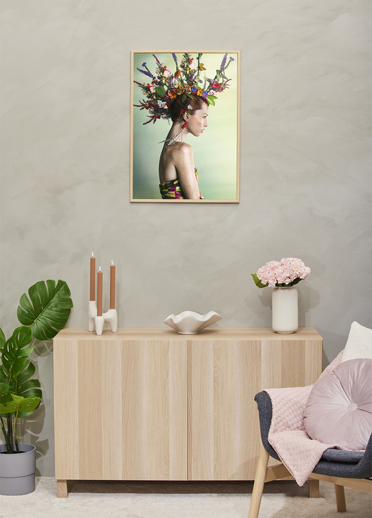 TR København Bilderamme - Lys Eik, 50x70