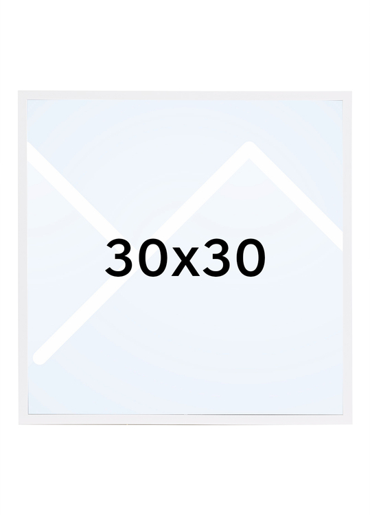 Innova Airframe Bilderamme - Hvit, 30x30 | Plast