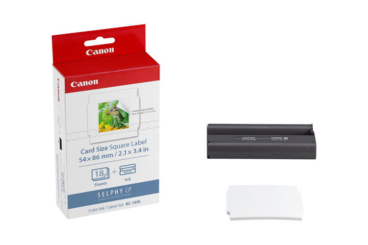 Canon KC-18IS Klistremerker Firkantet til SELPHY CP-printere