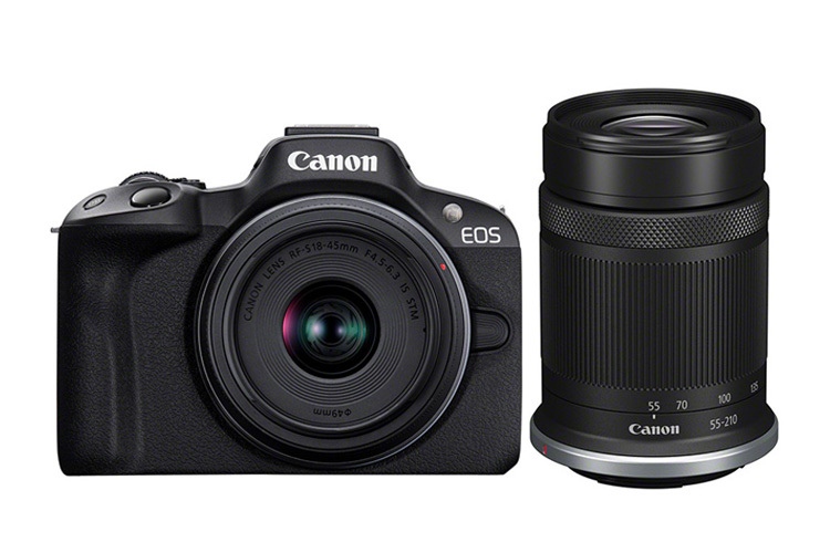 Canon EOS R50 Sort + RF-S 18-45mm f/4.5-6.3 IS STM & RF-S 55-210mm f/5-7.1 IS STM