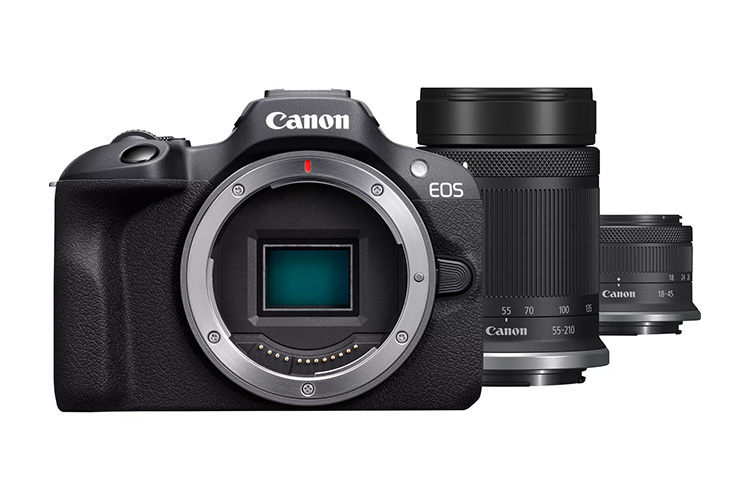 Canon EOS R100 + 18-45mm f/4.5-6.3 IS STM & 55-210mm f/5-7.1 IS STM
