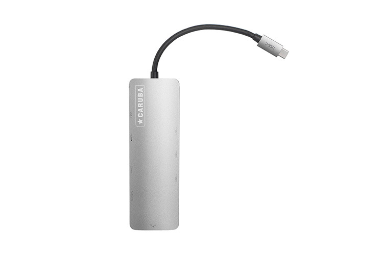 Caruba Premium 9-in-1 USB-C Hub Space Grå