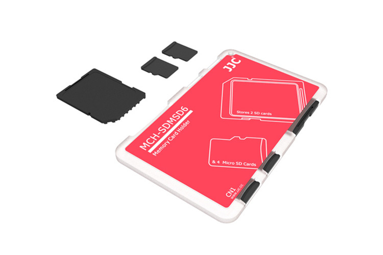 Caruba JJC Minnekortholder for 2stk SD & 4stk MicroSD-kort