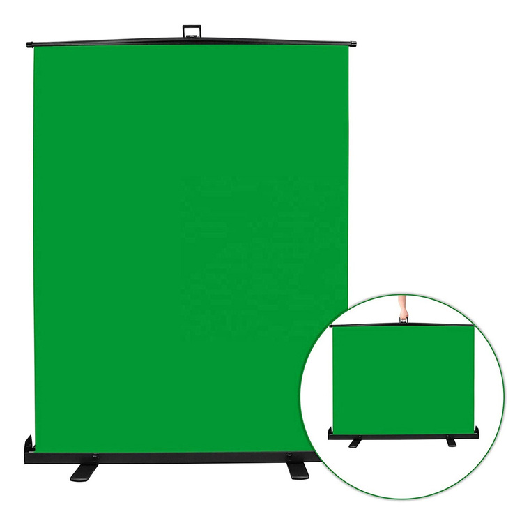 Caruba Rollup Greenscreen Bakgrunn 155 x 205 cm