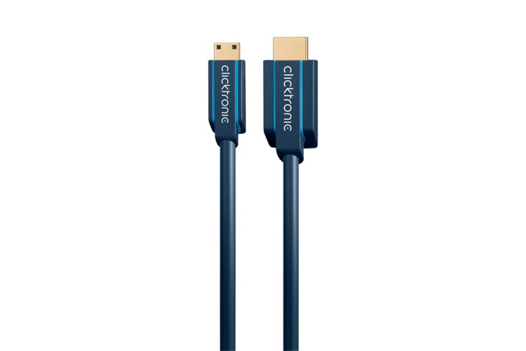 Clicktronic HDMI A / HDMI C Mini 1m Kabel