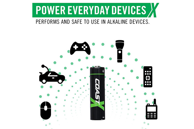 Coast ZITHION-X USB-C AAA Oppladbare Batterier 4pk