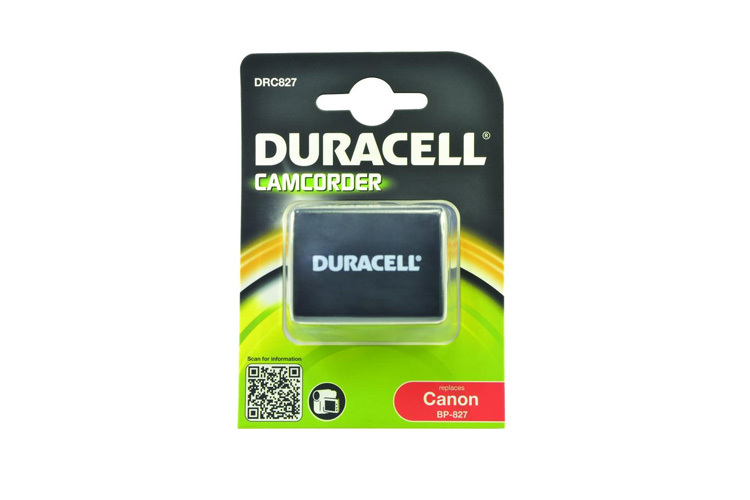 Duracell DRC827 Canon BP-827 2550mAh Batteri