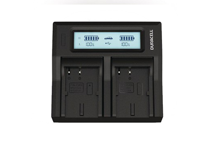 Duracell Batterilader for 2stk Sony NP-F970 Batteri
