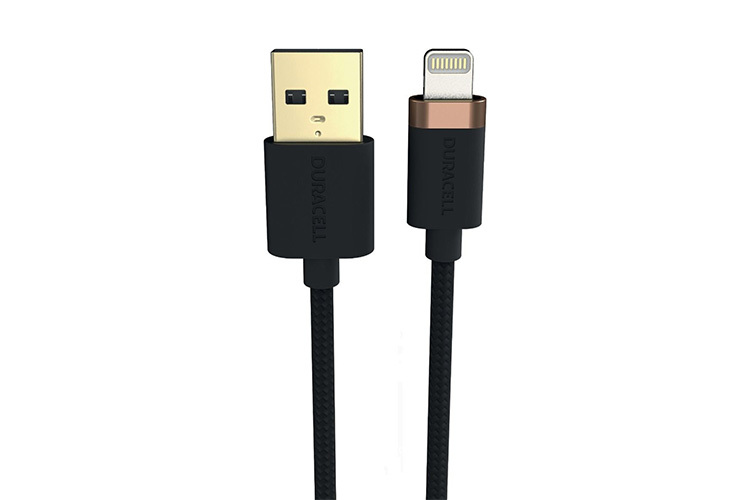 Duracell Kabel USB-A til Lightning 2m Sort