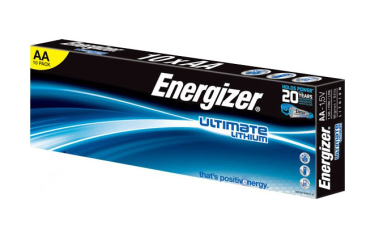 Energizer Ultimate Lithium L91 / AA B2B Batterier 10 Stk
