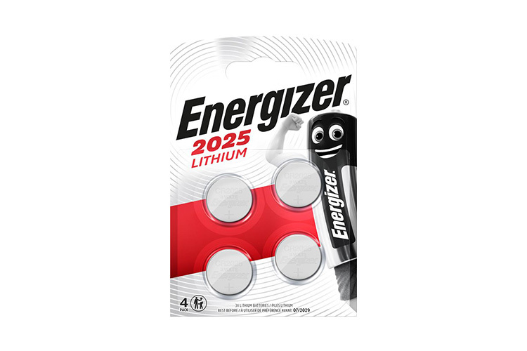 Energizer Lithium CR2025 Batteri 4pk