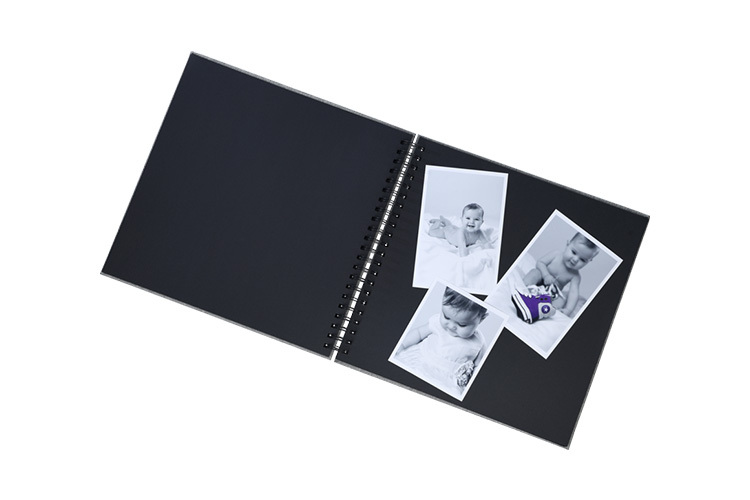 Focus Album Base Line Wire-O 30x30 Sort