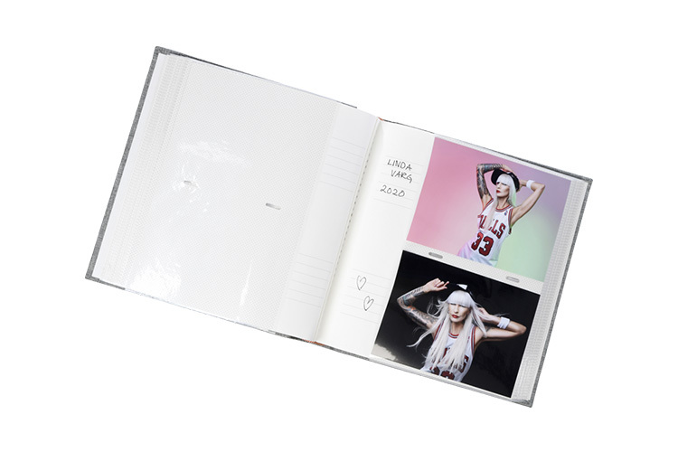 Focus Base Line Canvas Album Super 200 11x15 Grå