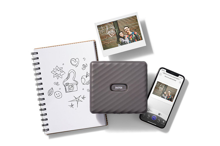 Fujifilm Instax Link Wide Mobilprinter Mocha Gray