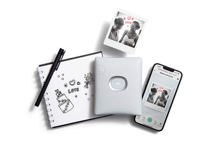 Fujifilm Instax SQUARE Link Mobilprinter Hvit