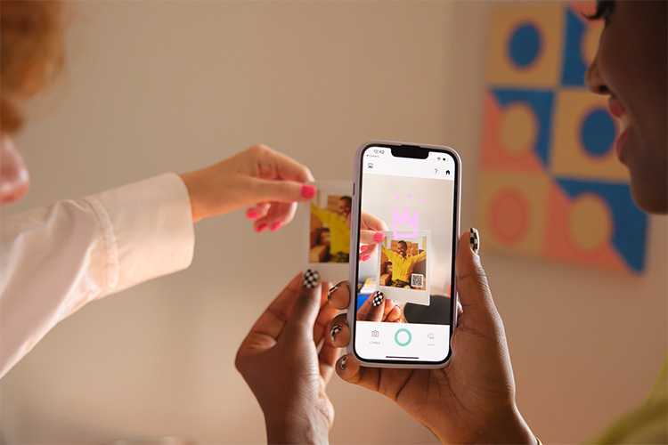 Fujifilm Instax SQUARE Link Mobilprinter Midnatt Grønn