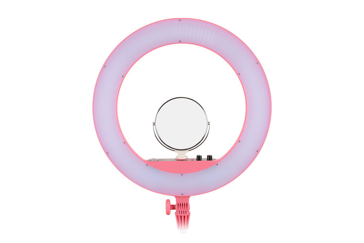 Godox LR160 Bi-Color LED Ringlys Rosa