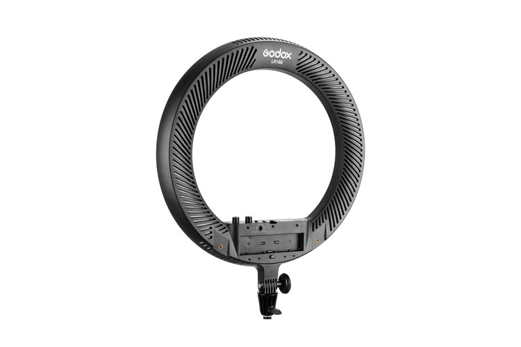 Godox LR160 Bi-Color LED Ringlys Sort