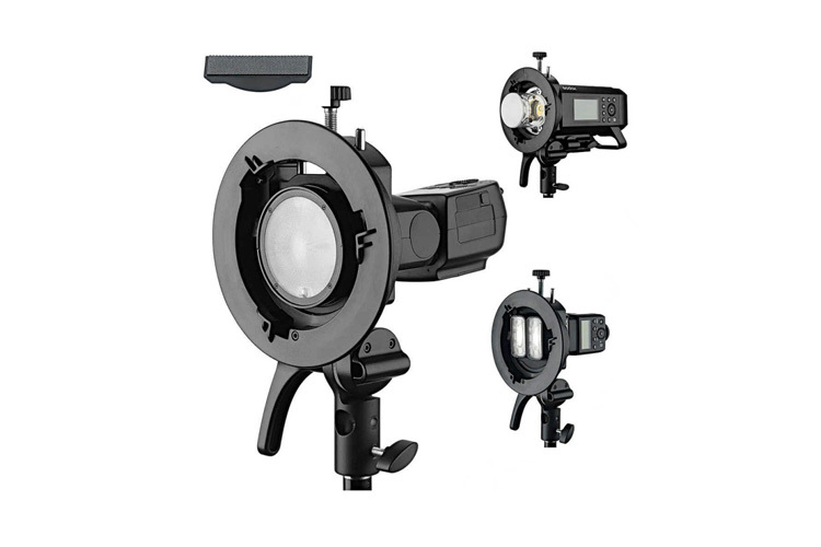 Godox S2-type Speedlite Bracket m/ Bowens-feste