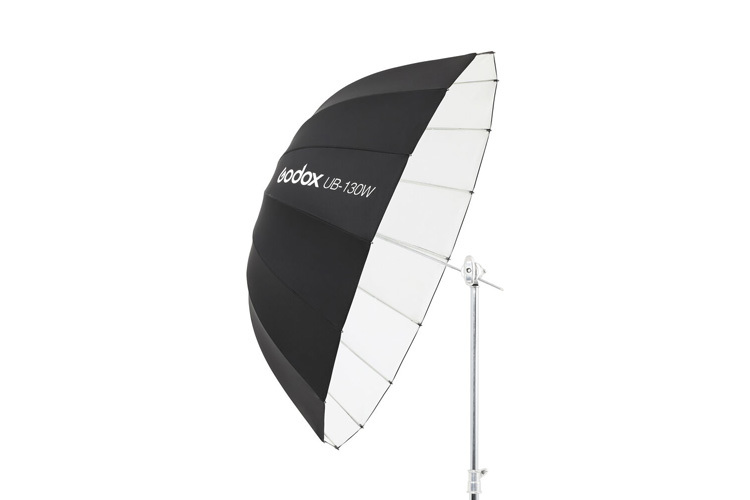 Godox UB-130W Paraply Sort/Hvit 130cm