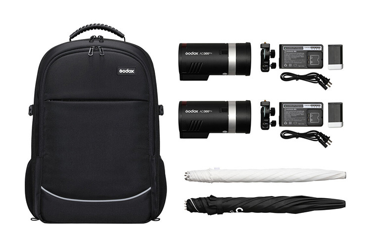 Godox AD300Pro Kit m/ 2 Blitshoder