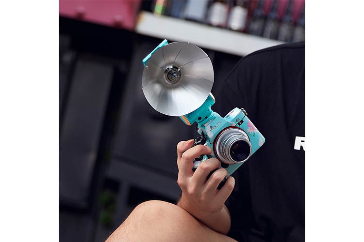 Godox LUX Senior Retro Kamerablits Blå