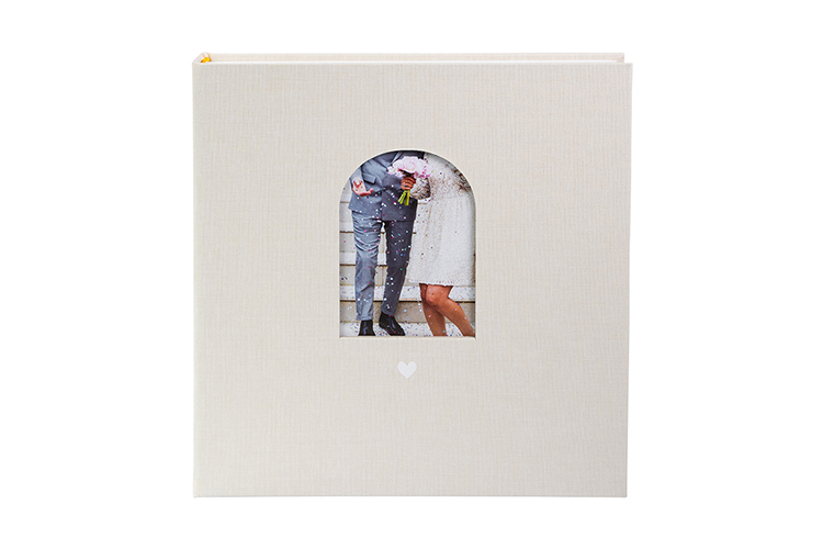 Goldbuch Bryllupsalbum Hjerte Beige