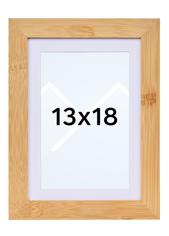 Goldbuch Bambus Bilderamme - Naturlig tre, 13x18 | Heltre