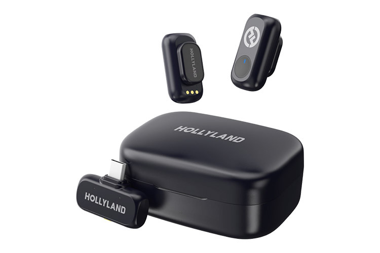 Hollyland LARK A1 Duo USB-C RX Trådløs Mikrofon m/ ladeetui