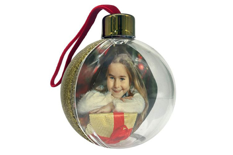 Innova Julekule Stor Glitter Gull