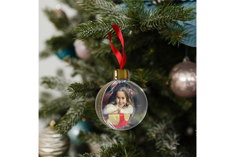 Innova Julekule Stor Glitter Gull