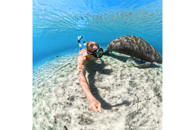 Insta360 X5 Invisible Undervannshus